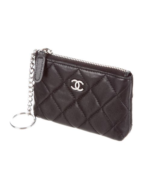 chanel key chain pouch|chanel yen wallet.